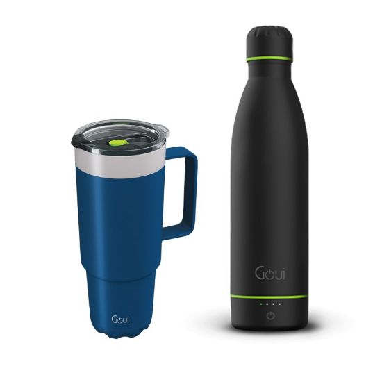 صورة عرض قوي - مطارة + كوب حراري