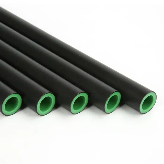 صورة أنبوب حراري اسود مقاوم للاشعة ضغط 20 بار 75 مم الانابيب الخضراء