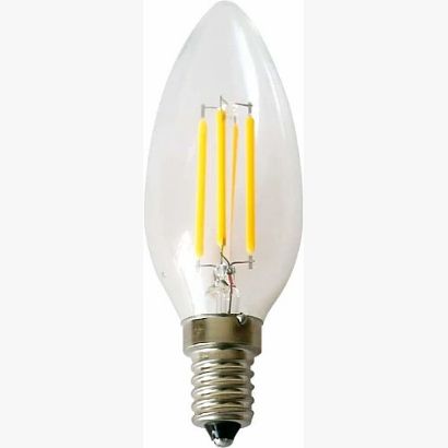 صورة لمبة بلحة لون الانارة أصفر _ابيض  4 وا ط E14