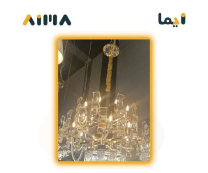 صورة ثريا ذهبية 18 لمبة