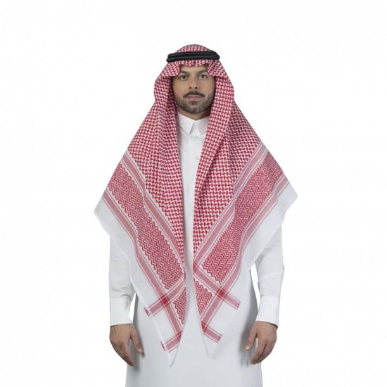 صورة شماغ البسام الختم الاسود الوطني