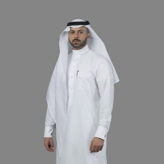 صورة شماغ البسام بريز الأبيض