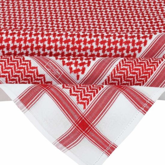 صورة شماغ رينيه رجالي أحمر ريفان