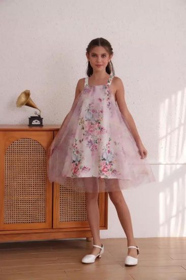 صورة فستان بناتي علاقي كاجول