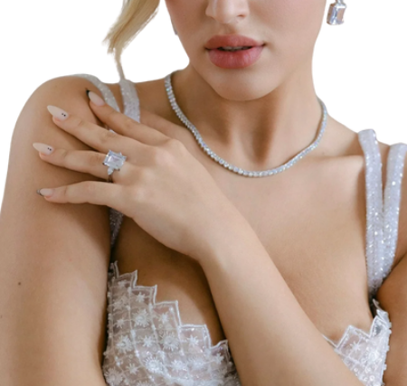 صورة لقسم مجوهرات