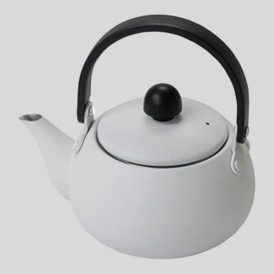 صورة إبريق ياباني من فوجيتا لون ابيض مطفي 500مل