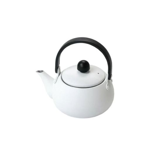 صورة إبريق ياباني من فوجيتا لون ابيض مطفي 500مل