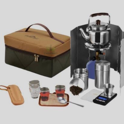 صورة شنطة عزبة شاي للرحلات الون بني