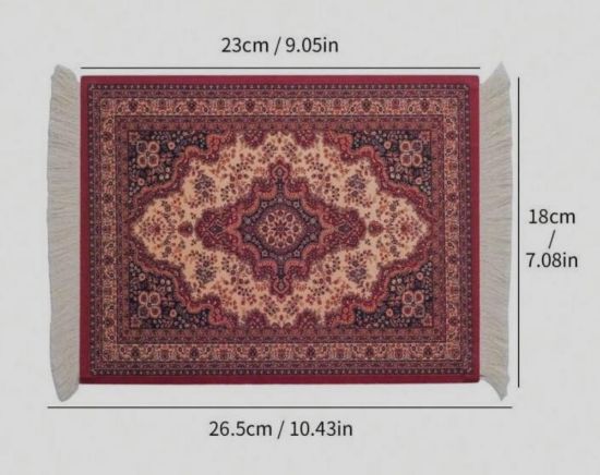 صورة سجاد لإبريق الشاي والكاسات (B)