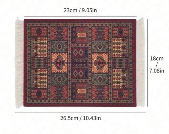 صورة سجاد لإبريق الشاي والكاسات (C)