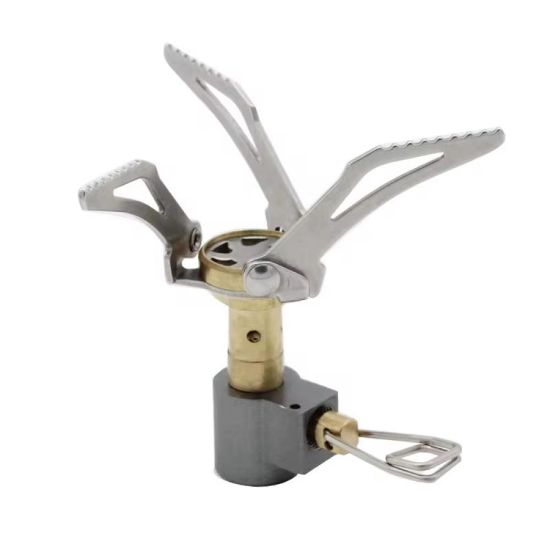 صورة موقد غاز صغير  الون ذهبي