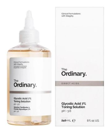 صورة تونر جليكوليك اسيد ذا اورديناري محلول بنسبة 7 بالمئة من حمض الجليكوليك 240 مل