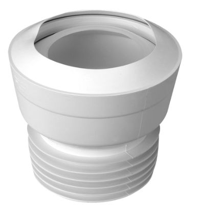 صورة MAC1-EXS Straight 4""/110mm Outlet WC Connector 60pcs/box